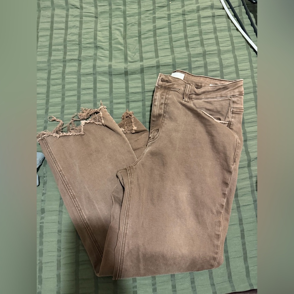 Size 31 Brown Vervet Jeans. NEVER WORN.
